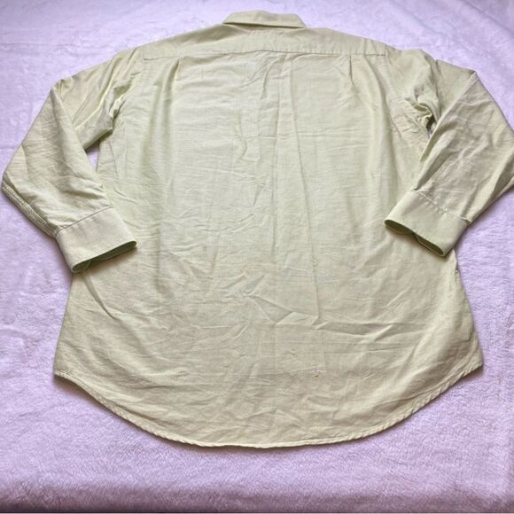 Lacoste Vintage Light Green Long Sleeve Button Down Shirt Size 42 - Picture 2 of 14